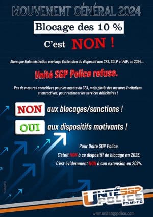 Mouvement Général 2024
Blocage des 10 %
C’est NON !